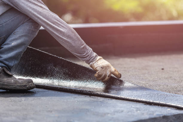 Professional Waterproofing technician working in Arlington, OH